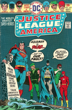 Justice League of America No.122 (Sept. 1975, DC Comics). From Orbital comics in London.