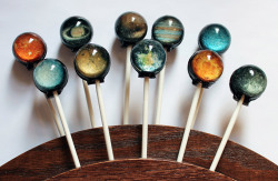  Solar System Hard Candy Lollipops By Vintage Confections             