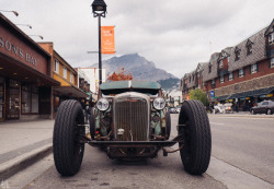 pechedesign: Banff Photo Series Part 2 - Rat Rod This car was sitting along the main drag in Banff. Whomever the builder is obviously poured a lot of love into this rat rod as it was brimming with personality. The firehouse details were amazing all around