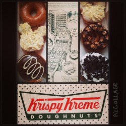 lysamson:  Krispy Kreme ♡ #piccollage #love #donuts #sweets #pigout