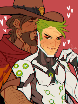 gartblog: My mcgenji secret santa for @marelauniciorn They asked for a few prompts but i couldnt make any of them ( i’m so sorry). I do hope they forgive me and accept this one I did instead? ;A; Hope you like it! Have a happy holiday &lt;33 