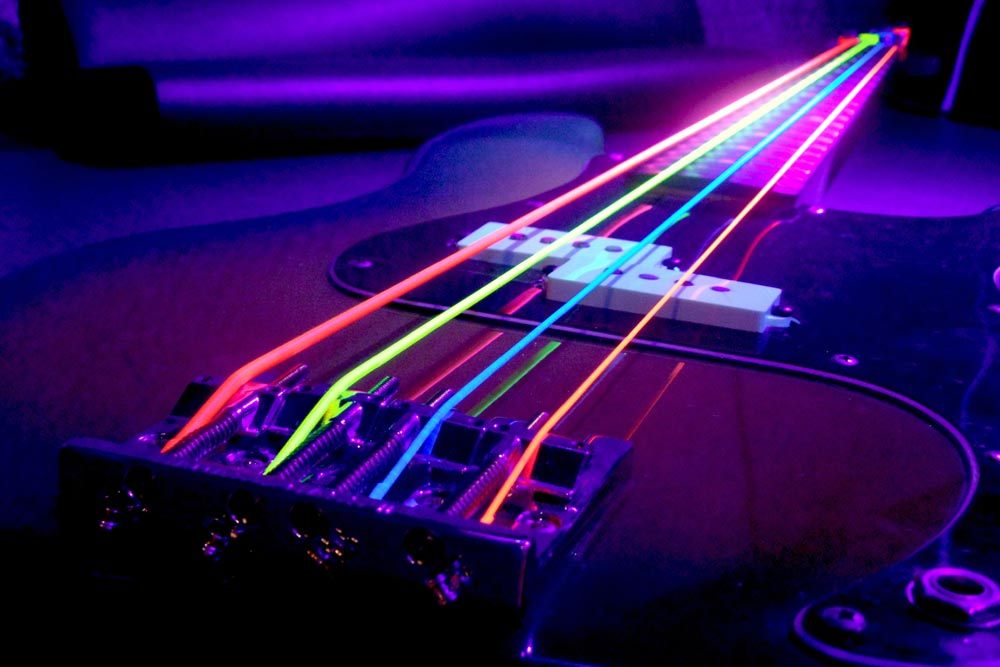 Cool neon backgrounds guitar mature naked