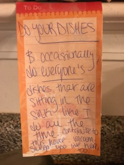 I live with three guys. This shit kills me. Just posted this over the sink. Whenever I&rsquo;ve put anything like this up in the house before, they contribute for like a week or less till it goes back to normal. And &lsquo;contributing&rsquo; is just