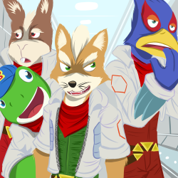 Star Fox Zero CrewYou see the animated short yet?  Inspired me to try out a different method.  I didn’t like the method, it’s very hard and time-intensive, but something different is fun to try once in a while.  Also, totally getting the game,