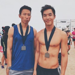 thewesleychan:  Finished another sprint triathlon today with @chrisdinh! Thanks everyone for the encouragement! The whole experience has convinced me that people can do more than they imagine. Be ambitious and push to the limit. Proving yourself wrong
