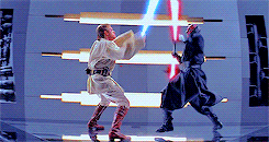 grahamewill:  Prequels + awesome lightsaber duels 