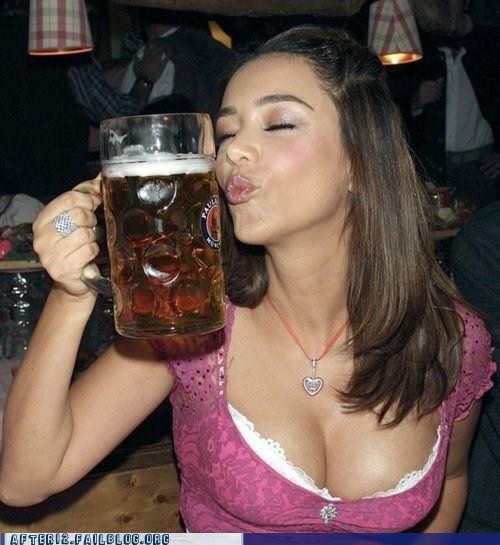 Hot chicks with beer