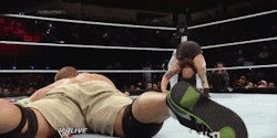 wweass:  Don’t let Bray Wyatt’s crazy backbend distract you from Cena’s bubble butt!