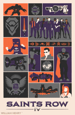geeksngamers:    Saints Row IV poster - Submitted by William Henry Prints are available on Etsy. Portfolio | Tumblr | Facebook | Etsy    