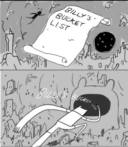Billy’s Bucket List title card concepts by character &amp; prop designer Michael DeForge
