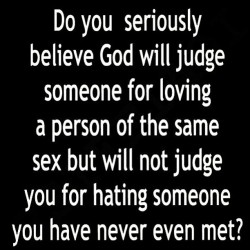 I&rsquo;m not religious myself but it still angers me when people hate others for no reason. #love #peace #unity #dontjudgeme #LGBT 