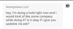 Gah sorry anon this is like 2 days late replied lol.. (busy with family and thanksgiving stuff) But I hope it was a good hold!! :o.. i’m not a fan of holding in public either but sometimes you gotta have that challenge lmao! 