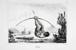 Illustration of Brazilians, from Voyage Pittoresque Et Historique Au Bresil, by Jean Baptiste Debret. VIa Biblioteca Brasiliana.  