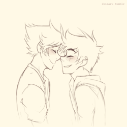   Anonymous asked you: /whispers Jake and Dirk do an Eskimo kiss  eskimo kisses are cut e 