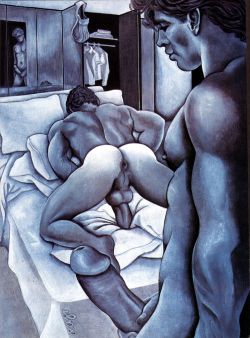 gay-erotic-art:  The incredible artwork of RAS aka RA Schultz.   For my entire series on him, go here: http://gay-erotic-art.tumblr.com/tagged/RAS   And, as always, if you don’t already, follow me too: http://gay-erotic-art.tumblr.com/
