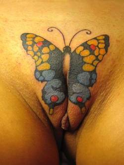 Butterfly pussy tattoos
