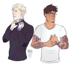 froekenpest:  @averypottermalfoy asked for drarry w/ tattoos and flower crowns - needless to say I completely failed to add them, I tried but I ended up not liking the result.. I hope I can rectify this in a different picture, sorry! 