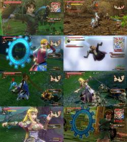 misterrockett:  challengerapproaching:  So apparently there’s a weird, WEIRD bug cropping up in Hyrule Warriors that lets you play as certain characters but using entirely different character models. The results are…interesting.  Spectacular  SMASHING!