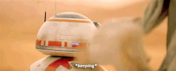 dallonweekse:  etherealopalwolf:  dragonsinpanties:  bb-8 doesn’t even have the capacity for facial expression and yet it perfectly echoes my exact reaction when someone shushes me  the insult the betrayal the disbelief   