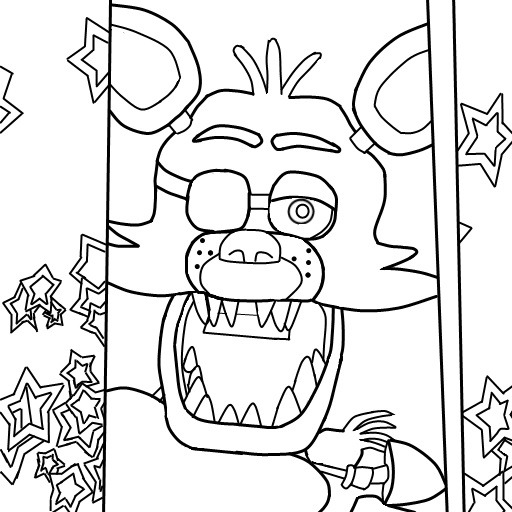 fnaf cute animatronics coloring pages - photo #3
