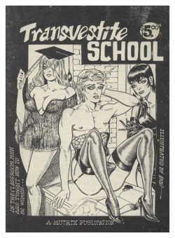 agracier Â  said:part 1 of the Bilbrew illustrated booklet â€˜Transvestite Schoolâ€™ â€¦http:/transeroticart.tumblr.com Â  said:Another great find by Agracier. Â This one features the distinctive work of fetish artist Gene Bilbrew.