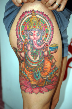 psychedelicminimalist:  One of the best of Ganesha I’ve seen 