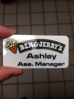 damnthatswhack:  Where do I apply for this job?  Ben and Jerry are taking applications in the back door.