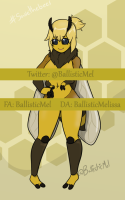   Was inspired by watching some bees buzzing around my garden, so I drew a sexy bee OC&hellip;.so uh&hellip;yeah.uncensored below!     Follow me on Twitter! BallisticMelFollow me on DeviantArt! BallisticMelissa Follow me on FurAffinity! BallisticMel
