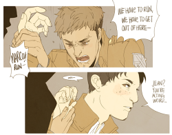 barleytea:  time loop AU: eventually, in the course of the loops, jean would have broken down. he’s tried everything, he’s lived through years of trying to save his best friend and failed every time. eventually, on one loop, on the day that marco