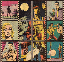 Panels from Master of Kung Fu, No. 40 (Marvel Comics, 1976). Art by Paul Gulacy.From Oxfam in Nottingham.