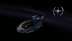 startrekships:  frontier001:Love this ship! Vesta-Class variant USS Jadzia.   Deep Space Nine is way too big.  Defiant is nearly as wide as one of the docking pylons, so Vesta should be wider still. 