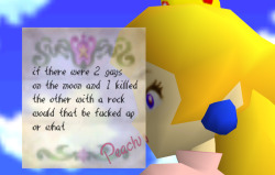 Peach, shit gets better. I thought you made a cake. What is wrong with you?