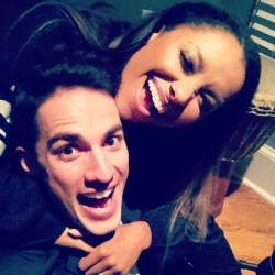  @michael_trevino: Last night with my girl Kat Graham after our 100th episode party for TVD. My first acting job I ever booked was with her over 10 years ago! 