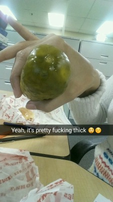 boundprincess-xo:  Can’t deny that I love a thick pickle 