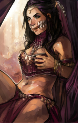 morethan24hours:    There’s no escape. Inspired by @vampbrea‘s  cosplay of Mileena XX 