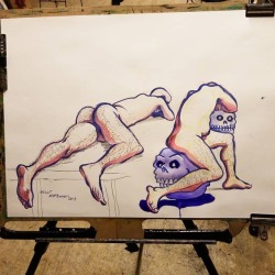 Figure drawing!  #figuredrawing #nude #lifedrawing #art #drawing #bostonartist #noodlers #ink #artistsoninstagram #artistsontumblr  https://www.instagram.com/p/Bo-cidwnoEr/?utm_source=ig_tumblr_share&amp;igshid=1p5btwlu7lect