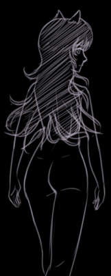 Is any one awake even? Any way heres a sketch of Blake&rsquo;s butt