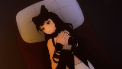 theivorytowercrumbles:  &ldquo;You’re not one to back down from a challenge, Blake.&rdquo; &ldquo;But I am! I do it all the time. When you learned I was a Faunus, I didn’t know what to do, so I ran. When I realized my oldest partner had become a