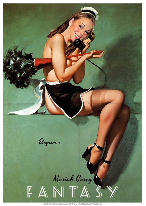 French maid pin up girls