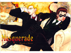 MasqueradeCircle: K2COMPANY (Kodaka Kazuma)Kotetsu and Barnaby (T*ger &amp; B*nny) are invited to a special masquerade party. Kotetsu participates against his will, in formal wear he&rsquo;s not familiar with. Off they go. The party is far more lavish