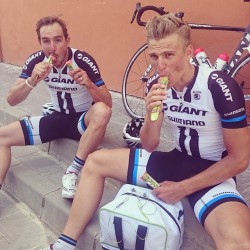 i-am-andreea:  Marcel Kittel on Facebook  No joke! Latest sports science says that we have to cool our bodies with ice (cream)! I love science!!!          
