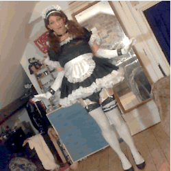 sissycream69:  tallulahhh:  Curtsey!French Maid’s uniform from sissypink.com (of course)you can see me on cam at adultwork, cam4 and birchplace!  http://2bp.me/zukul^^sign up and meet other sissies.http://www.thesissystore.com/?aff=zukuland browse fantasy