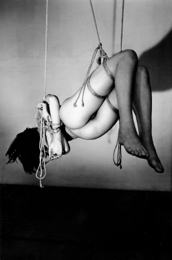onlyoldphotography:  Nobuyoshi Araki: Hanging woman (from Bondage), 1997 