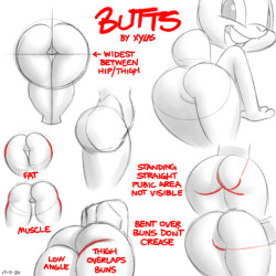 Art tutorial + butts? Double win! =//w//=
