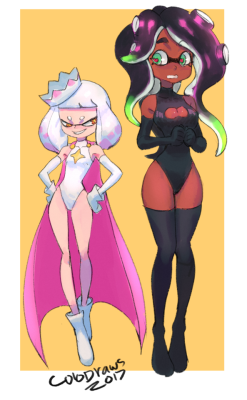 colodraws:  super costumes for this upcoming splatfest! flight or invisibility? twitter 