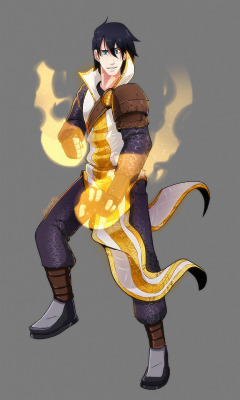 a DND monk commission work x)