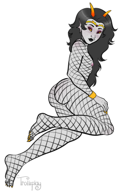trollsplay: Fish net Feferi~ Some people couldn’t see the pic in the last ask so I’m hoping re-uploading it will help! 