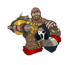 chesschirebacon:  DoomFist itself punched throught my wall and fisted my face comissioning me to draw this, he tipped me with a left hook  