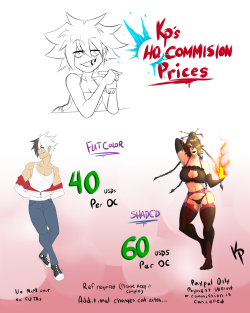 kpnsfw:  Introducing high quality commission prices! Finer lineart! Bombass shading! Double the canvas size! (2400X3000px) Be sure to look forward to high quality commissions when I open up!   Opening up a new list!1.DONE2.DONE3.4.5.