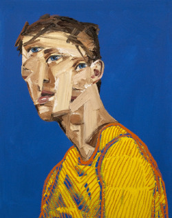 100artistsbook:   Erik Olson, Blue Eyes, 2012, oil on canvas, 30 x 24 inches More male art at www.theartofman.net  